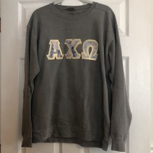 Alpha Chi Omega Lettered Sweatshirt
